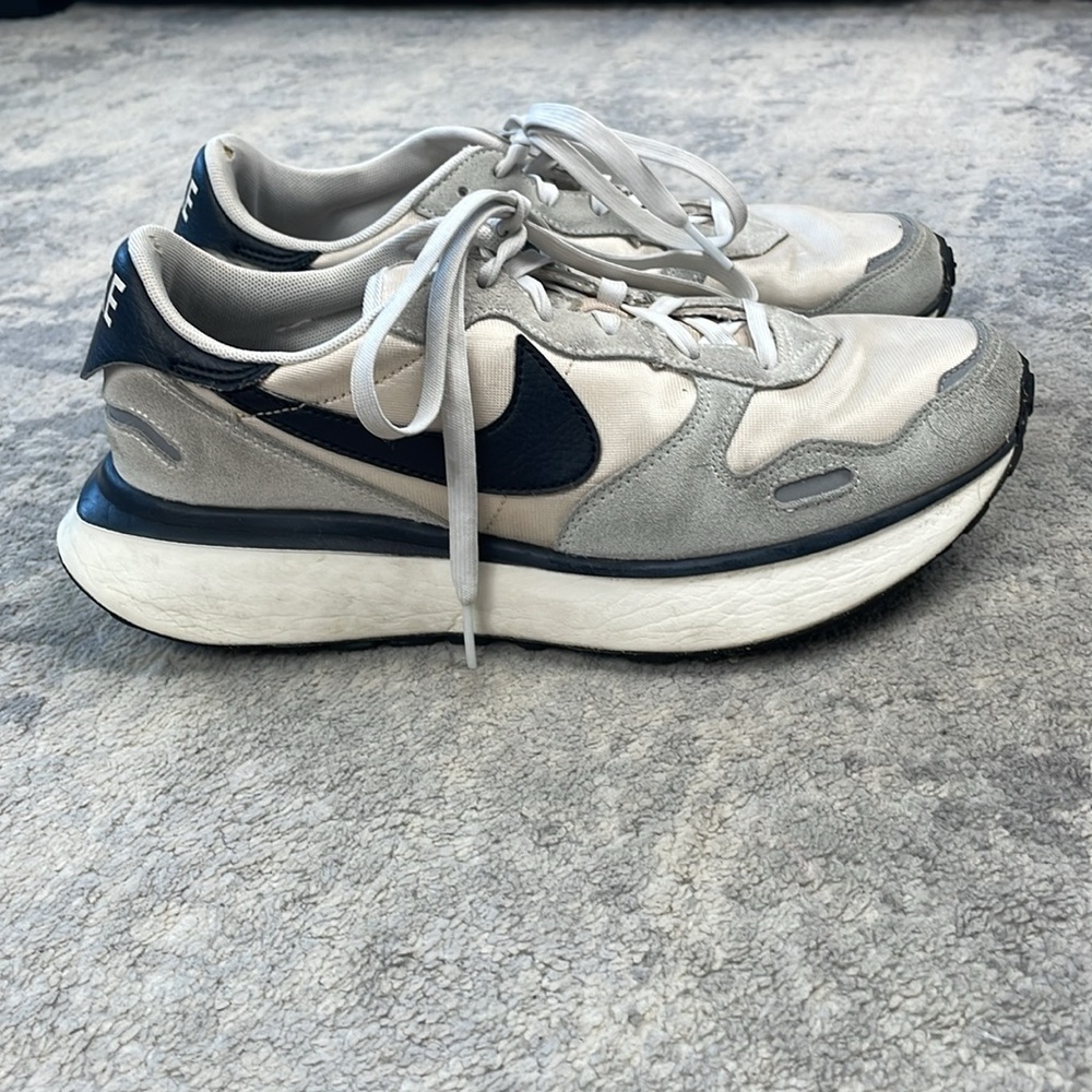 Nike Phoenix Waffle Sneakers Athletic Shoes White Sanddrift Black Womens 9.5 - Picture 5 of 15